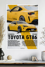 Toyota GT86 VeilSide | Car Poster