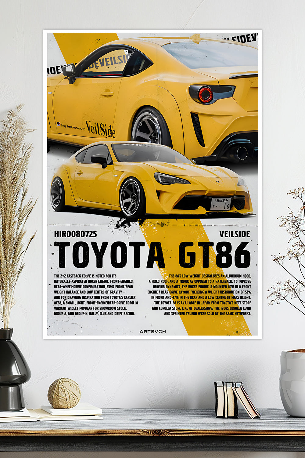 Toyota GT86 VeilSide | Car Poster