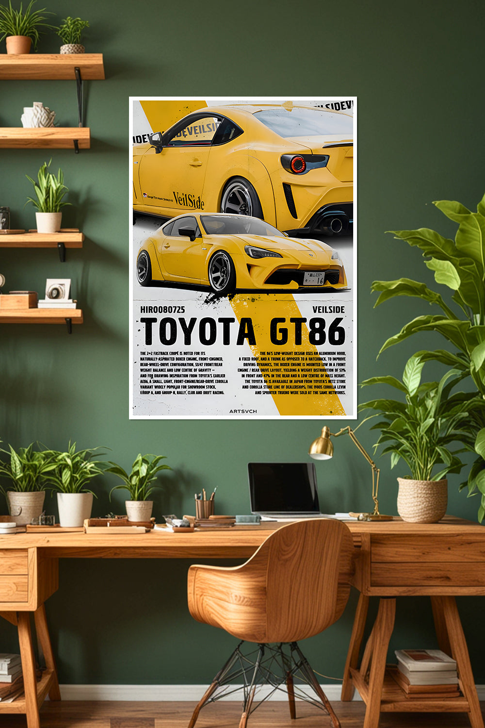Toyota GT86 VeilSide | Car Poster