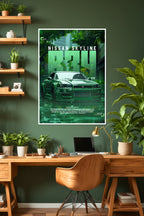 Nissan Skyline GT-R R34 | Car Poster