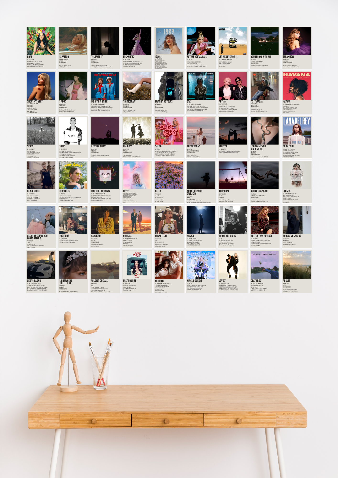 54 Epic Song & Music Collage Set