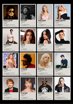 16 Epic Musician & Singer Collage Set