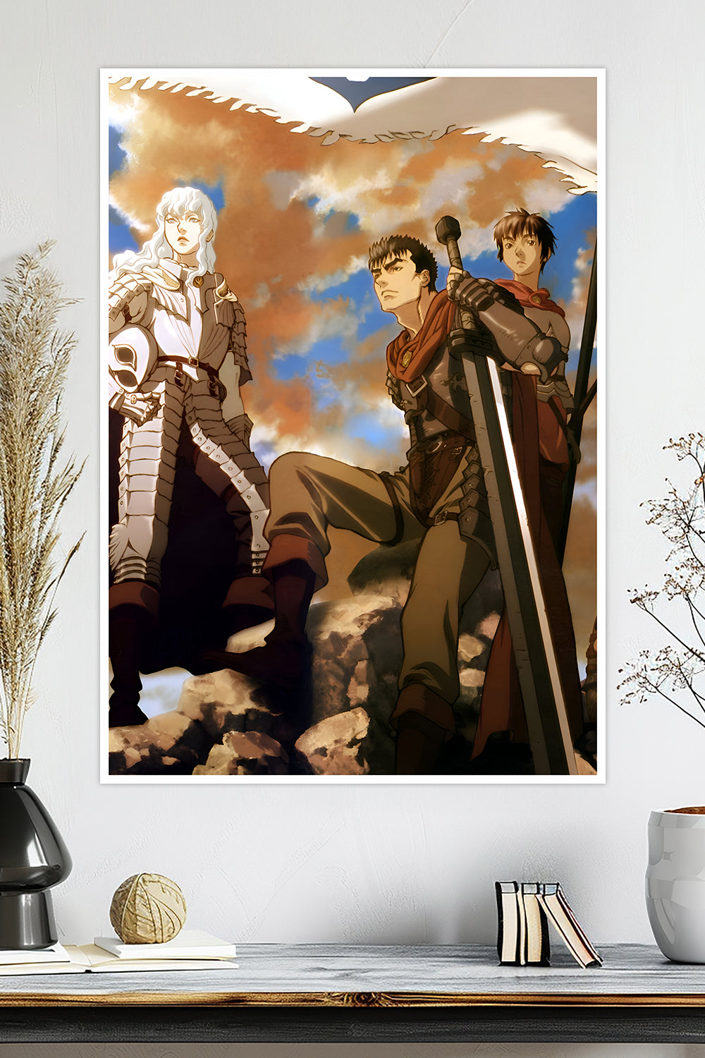 Berserk | Guts, Griffith & Casca | Anime Poster