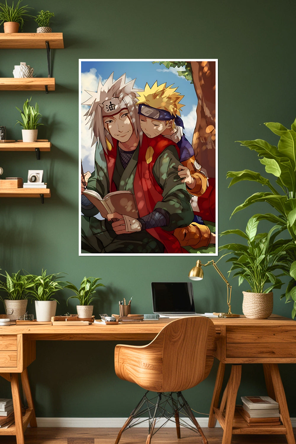 Jiraiya & Naruto | Naruto | Anime Poster