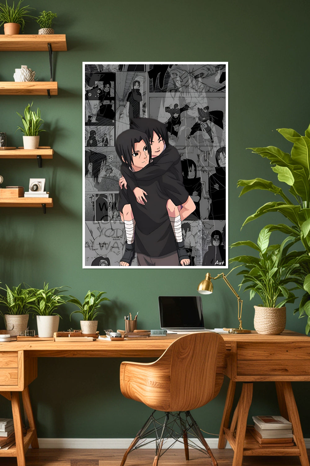 Itachi & Sasuke | Naruto | Anime Poster