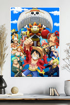 Straw Hat Pirates | One Piece Crew | Anime Poster