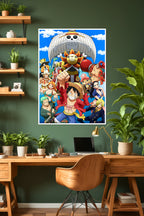 Straw Hat Pirates | One Piece Crew | Anime Poster