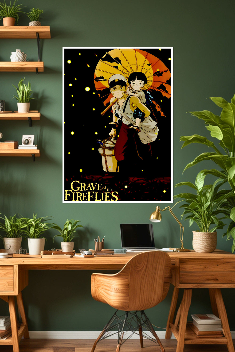 Grave of the Fireflies | Studio Ghibli | Anime Poster