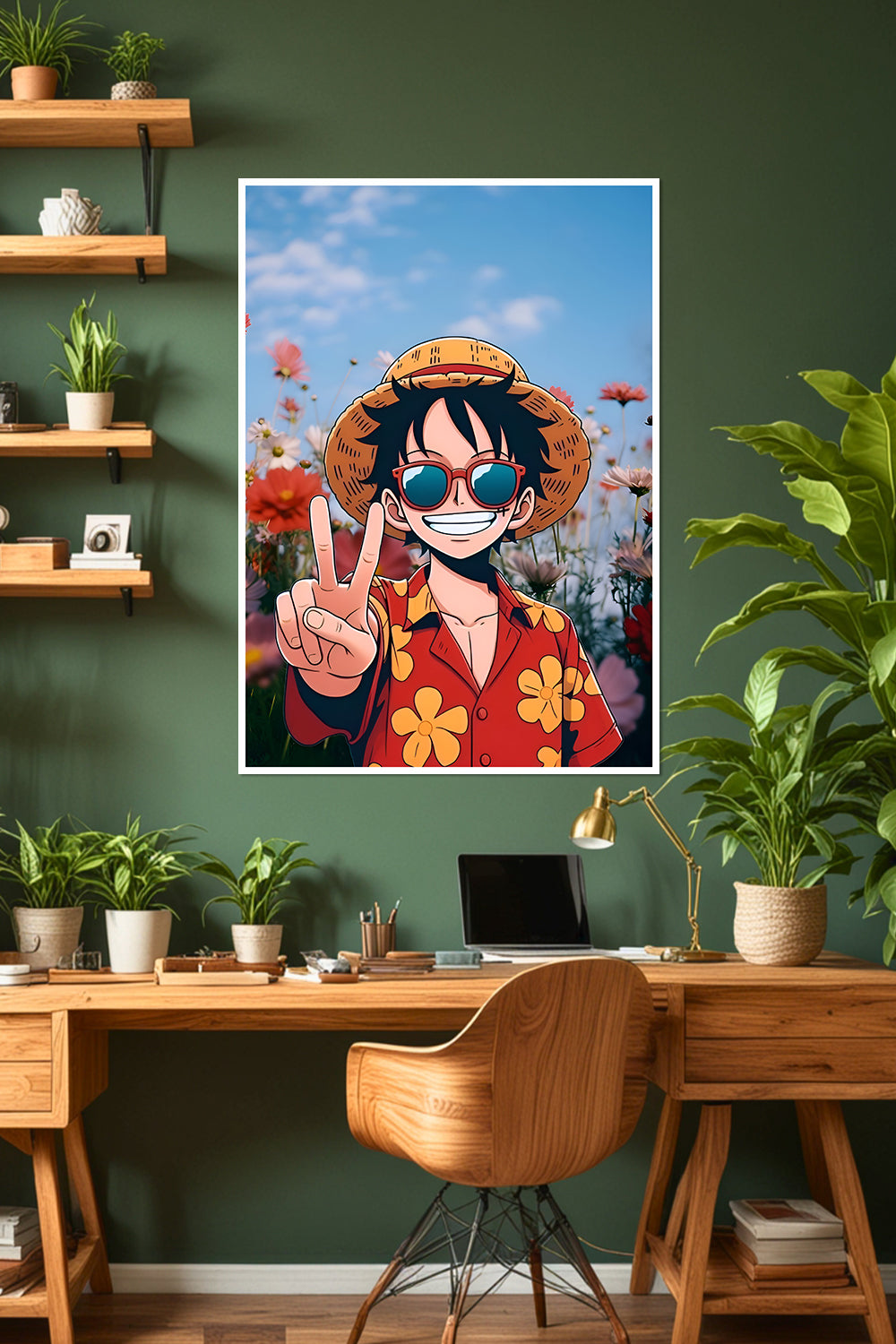 Luffy Summer Vibes | One Piece Aesthetic | Anime Poster