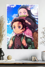 Tanjiro & Nezuko | Demon Slayer | Anime Poster