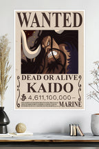 One Piece | Kaido | Wanted Poster | Anime Poster
