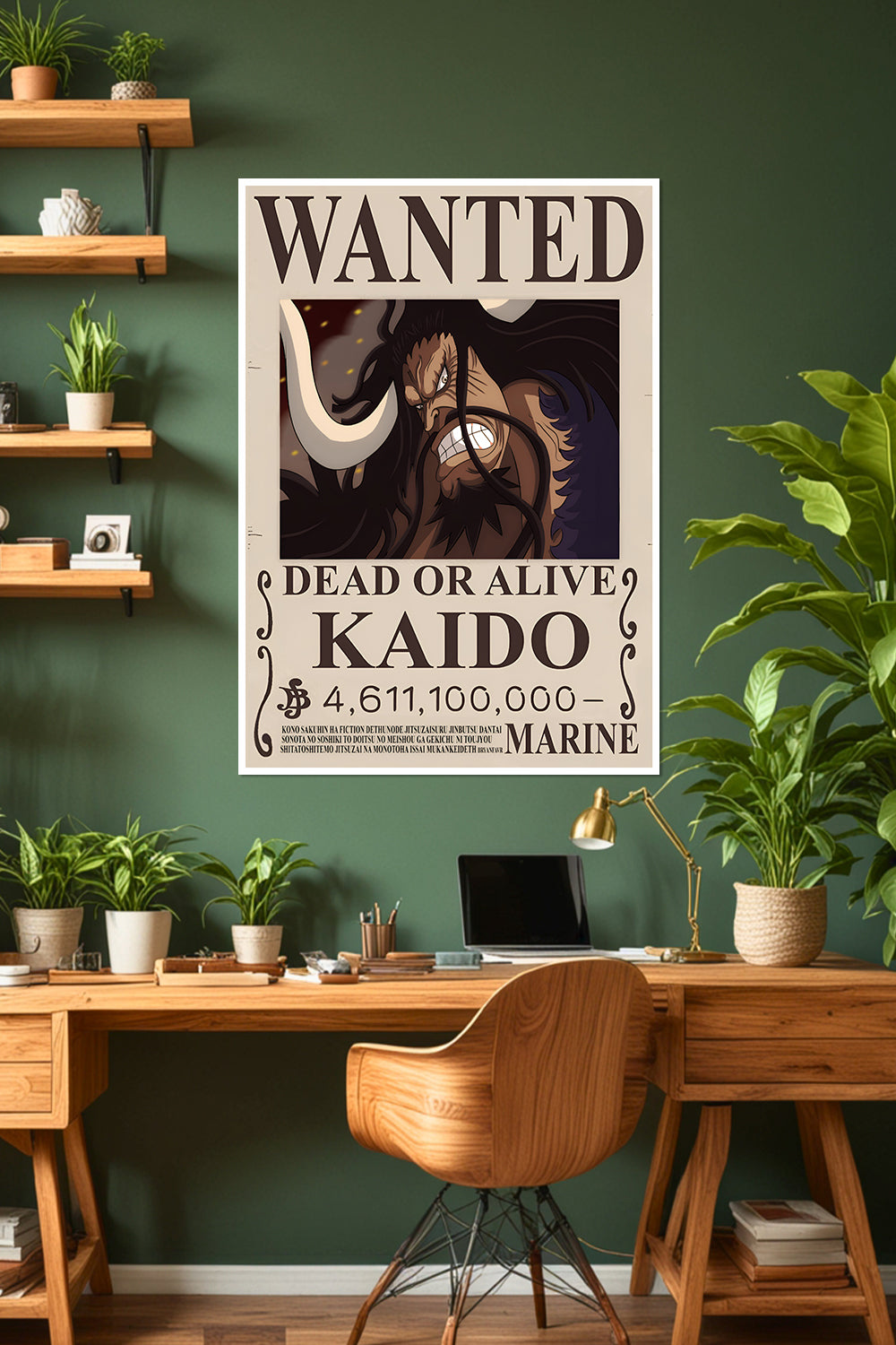 One Piece | Kaido | Wanted Poster | Anime Poster
