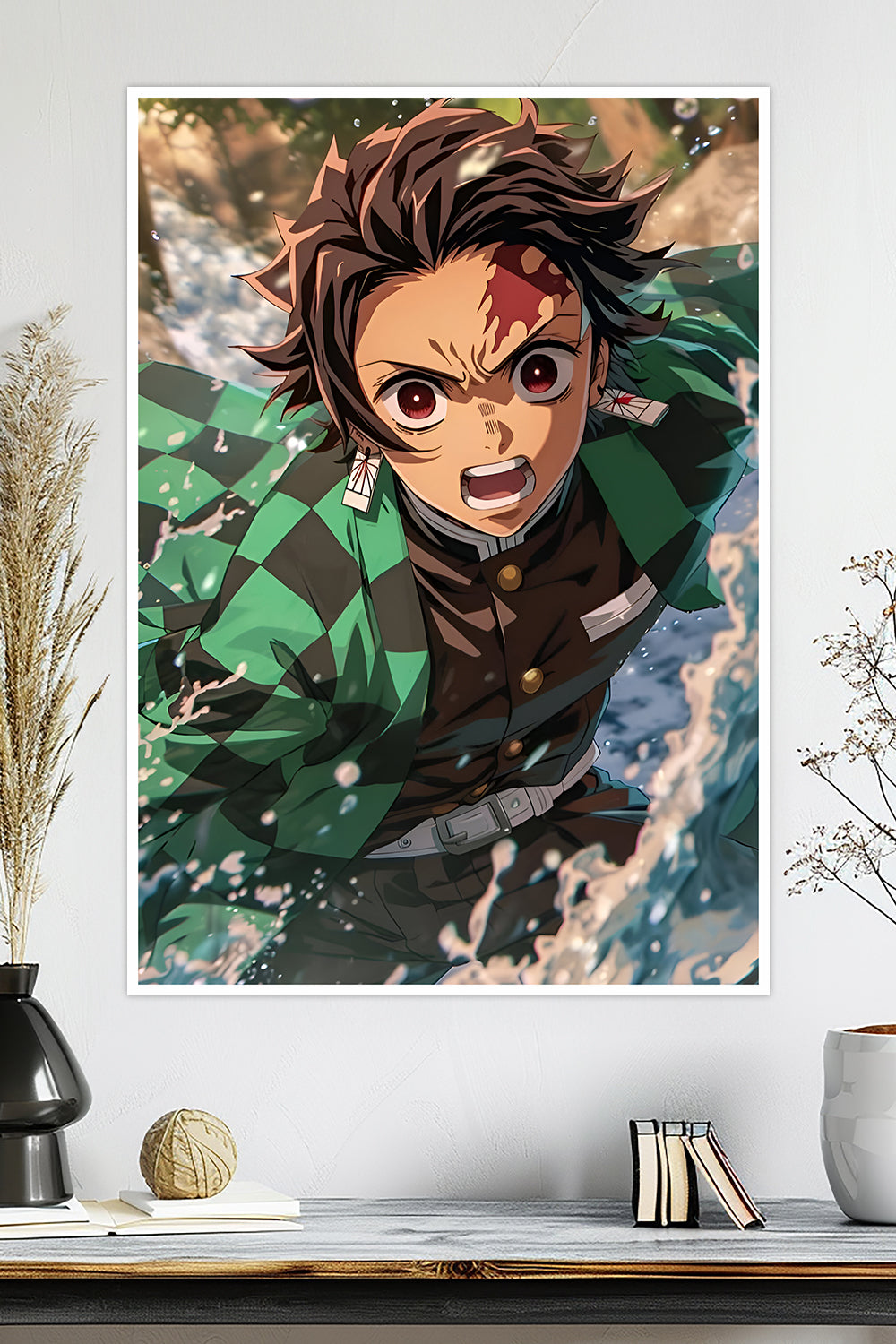 Tanjiro Kamado Water Breathing | Demon Slayer | Anime Poster