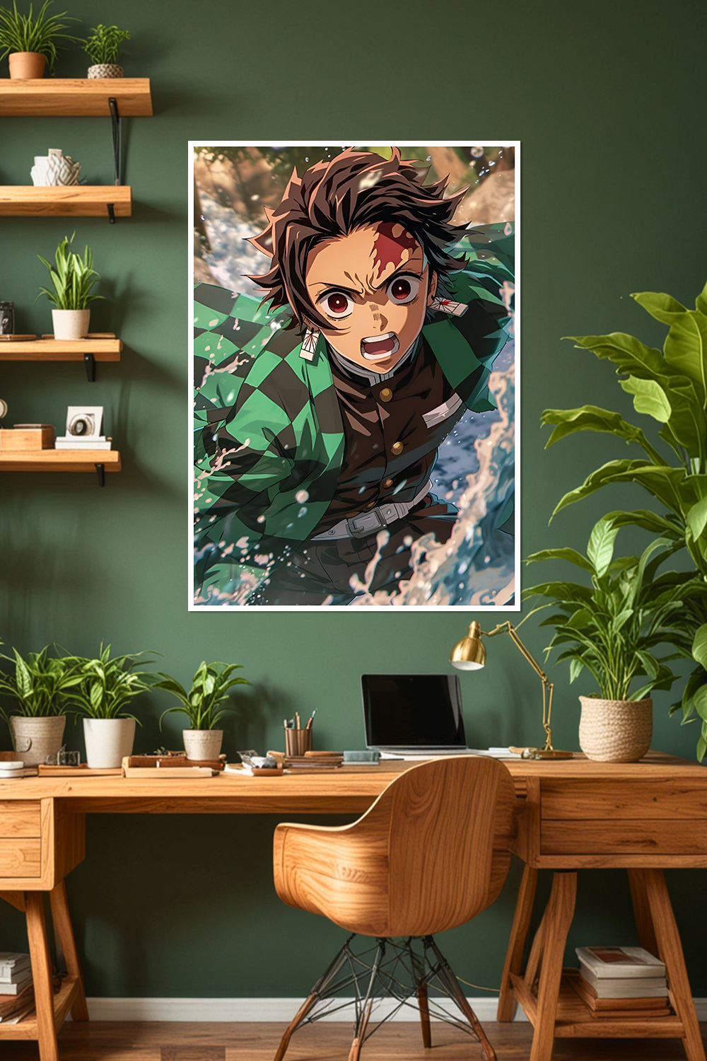 Tanjiro Kamado Water Breathing | Demon Slayer | Anime Poster