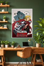 Edward & Alphonse Elric | Fullmetal Alchemist Brotherhood | Anime Poster