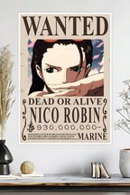 One Piece | Nico Robin | Wanted Poster | Anime Poster