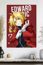 Edward Elric | Fullmetal Alchemist Brotherhood | Anime Poster