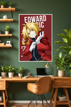 Edward Elric | Fullmetal Alchemist Brotherhood | Anime Poster