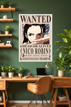 One Piece | Nico Robin | Wanted Poster | Anime Poster
