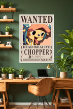 One Piece | Tony Tony Chopper | Wanted Poster | Anime Poster