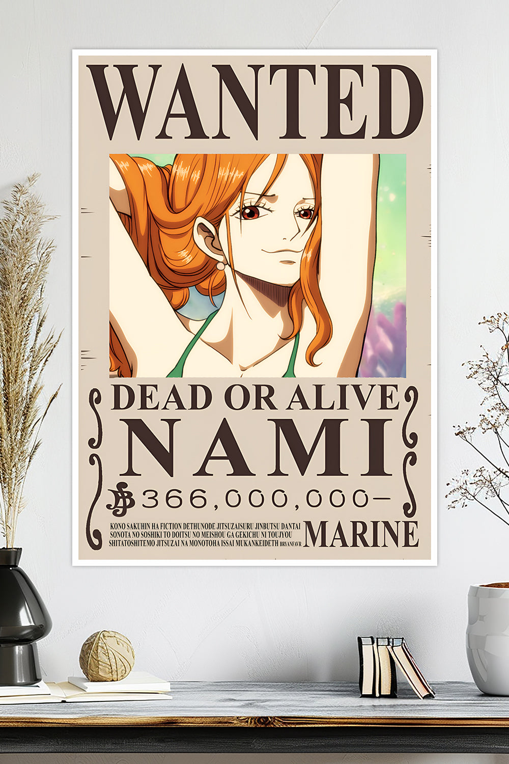 One Piece | Nami | Wanted Poster | Anime Poster