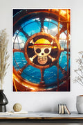 Pirate Ship Helm | One Piece | Anime Poster
