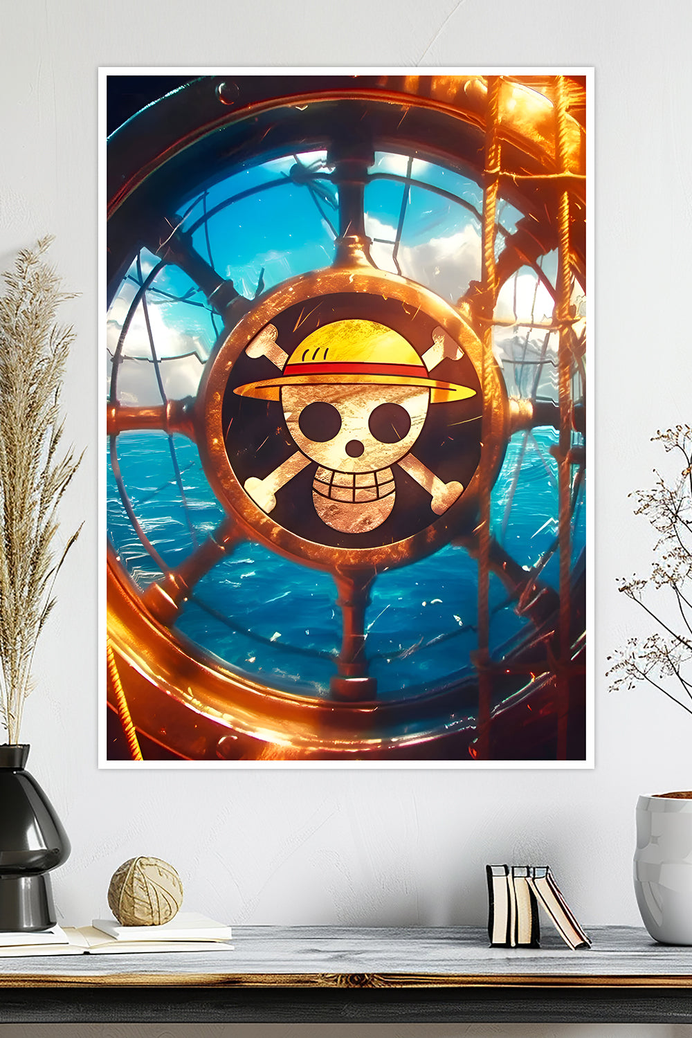 Pirate Ship Helm | One Piece | Anime Poster