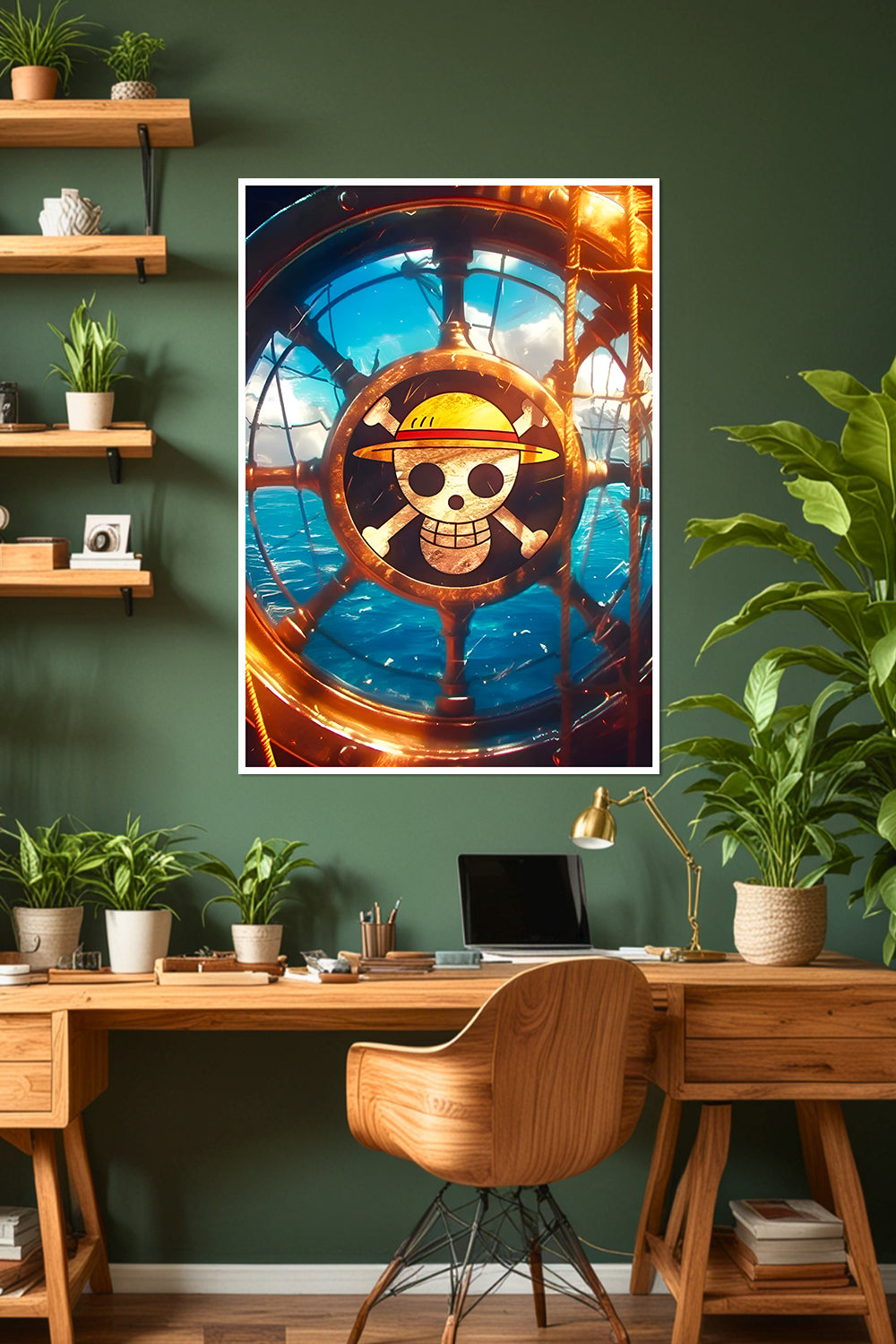 Pirate Ship Helm | One Piece | Anime Poster
