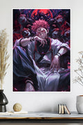Sukuna Throne | Jujutsu Kaisen | Anime Poster