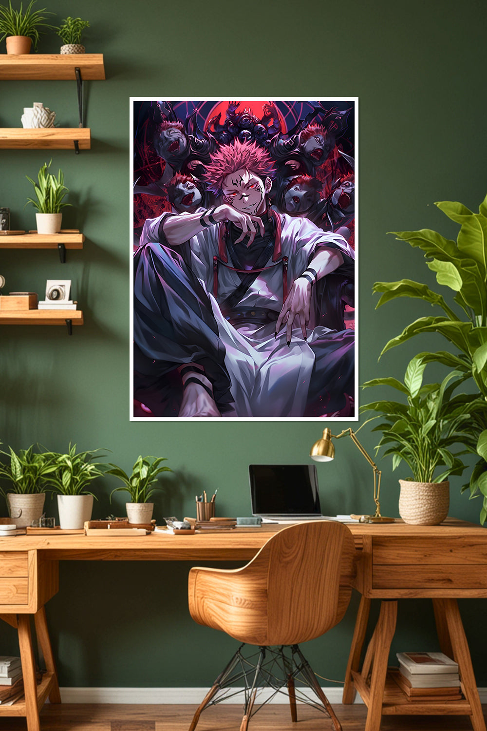 Sukuna Throne | Jujutsu Kaisen | Anime Poster
