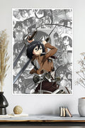 Mikasa Ackerman | Attack on Titan | Anime Poster