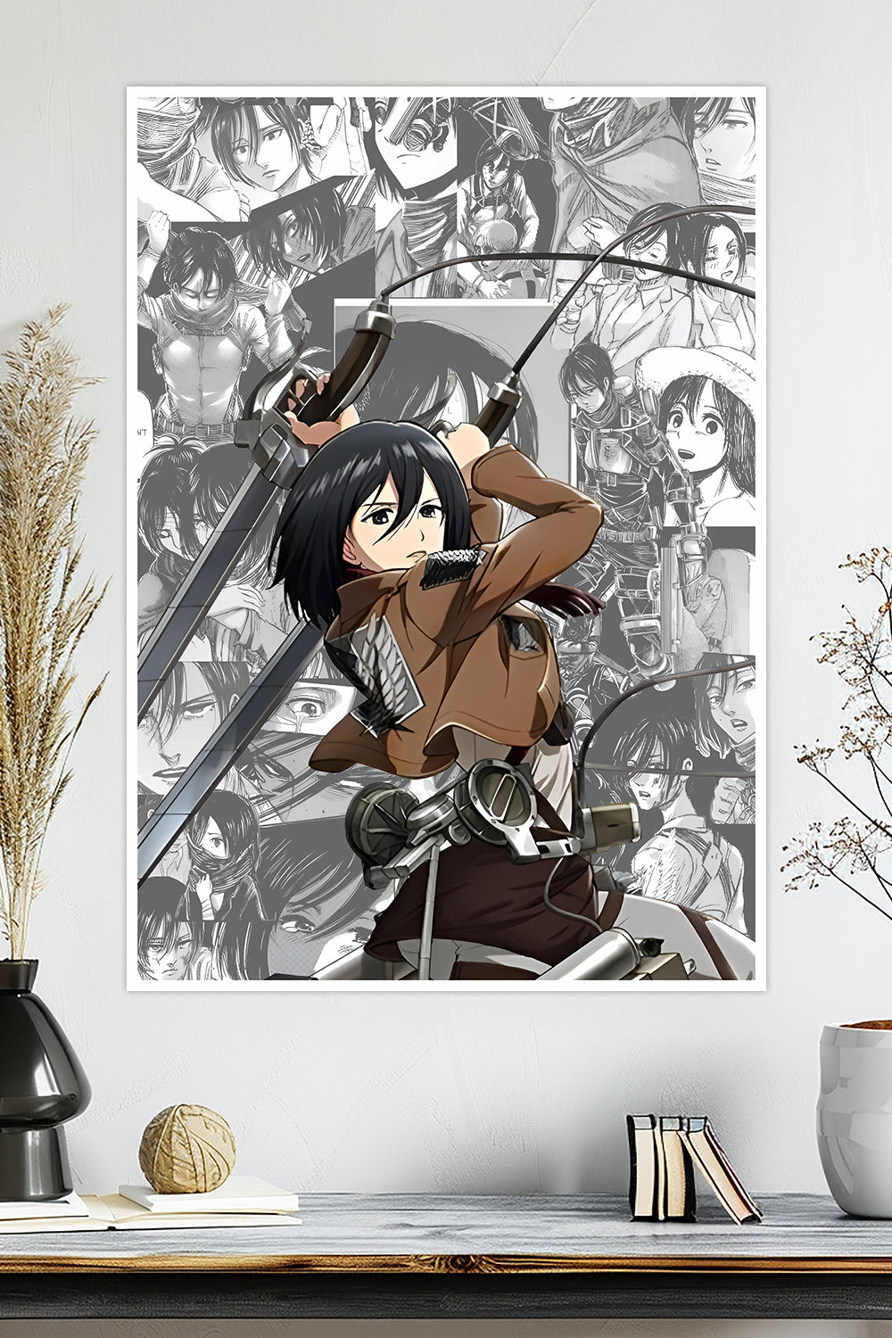 Mikasa Ackerman | Attack on Titan | Anime Poster