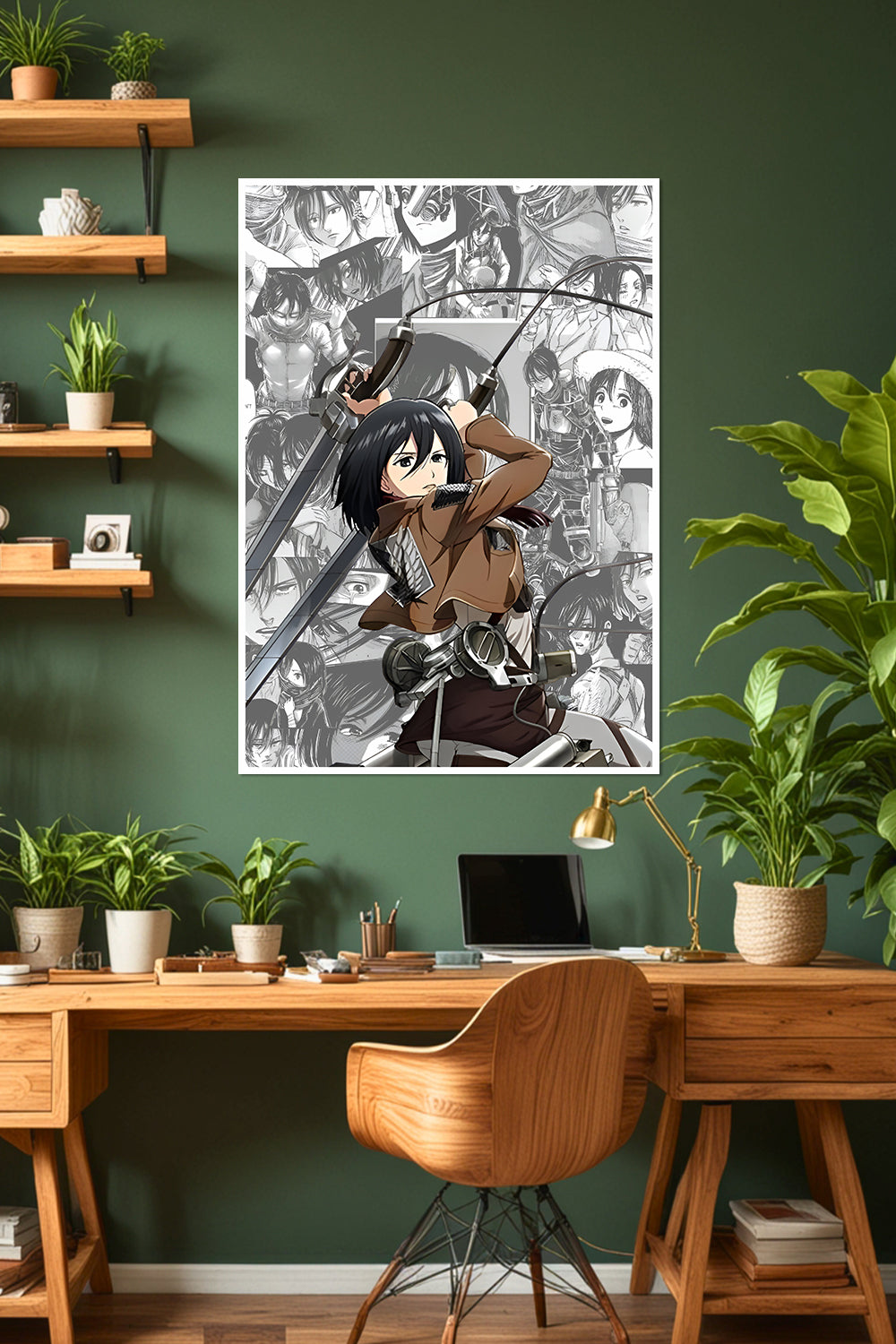 Mikasa Ackerman | Attack on Titan | Anime Poster