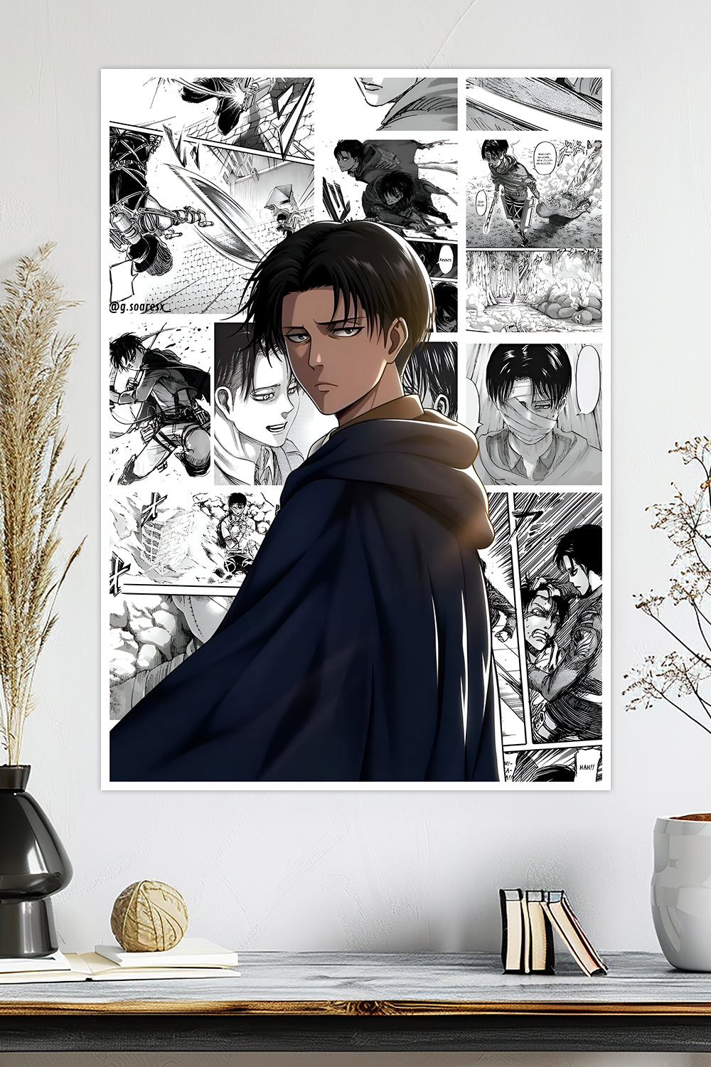 Levi Ackerman | Attack On Titan | Anime Poster