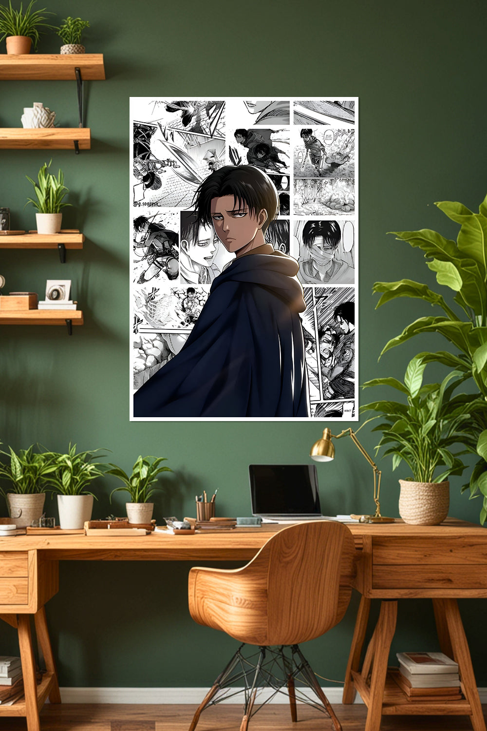 Levi Ackerman | Attack On Titan | Anime Poster