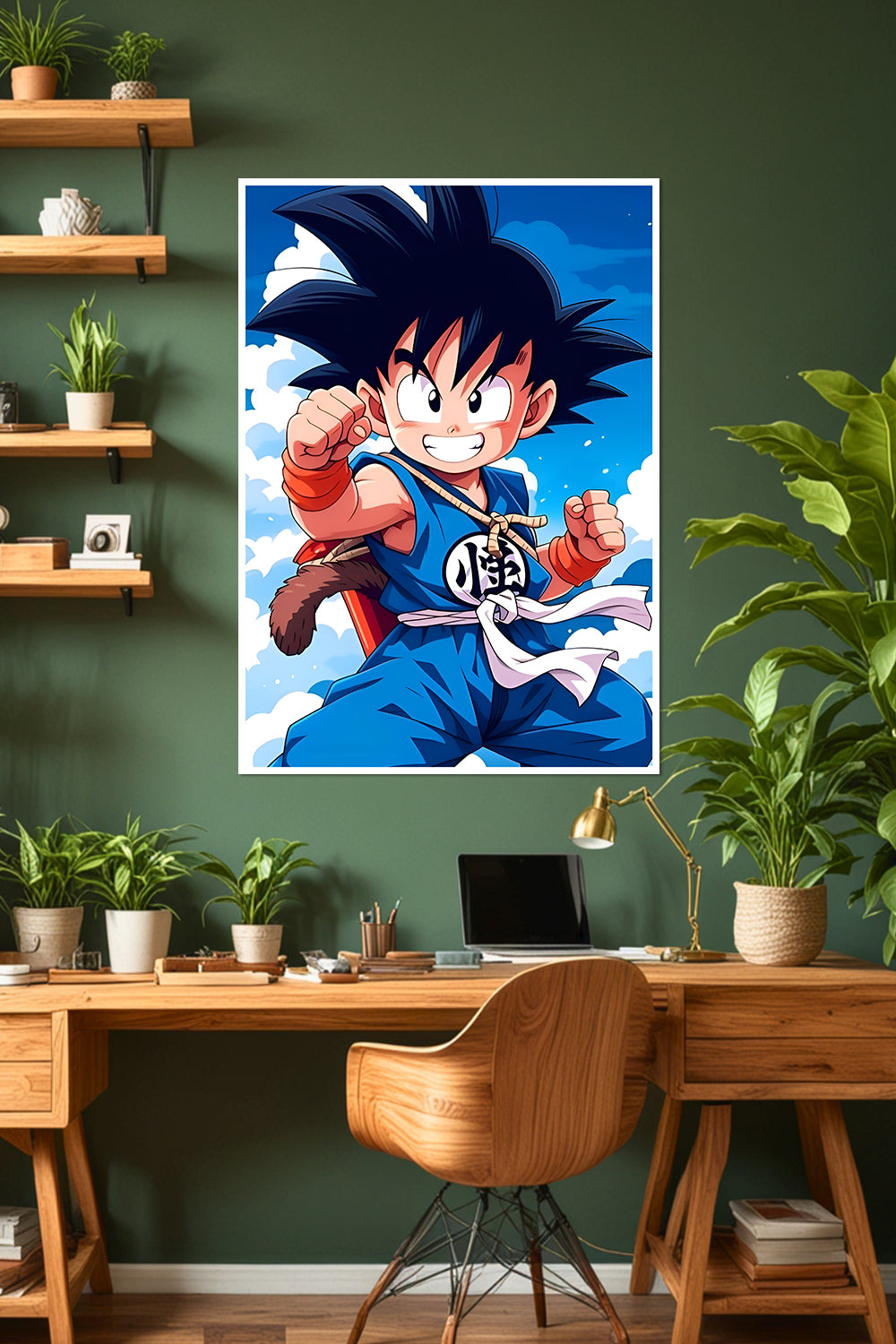 Kid Goku Adventure | Classic Dragon Ball | Anime Poster