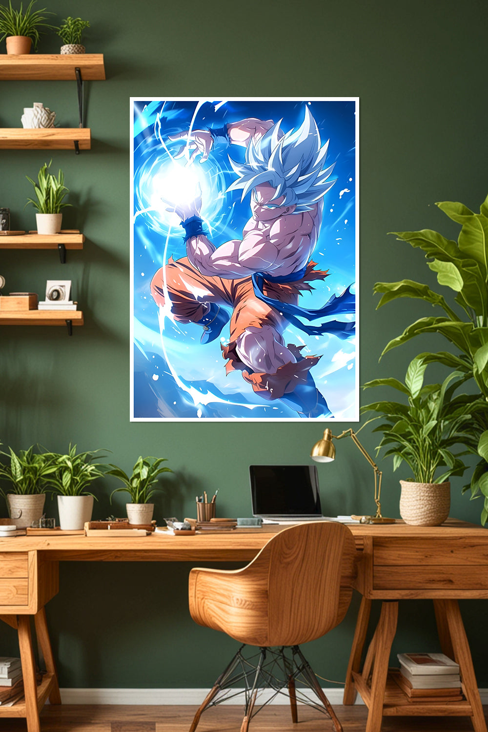 Ultra Instinct Goku | Intense Dragon Ball | Anime Poster