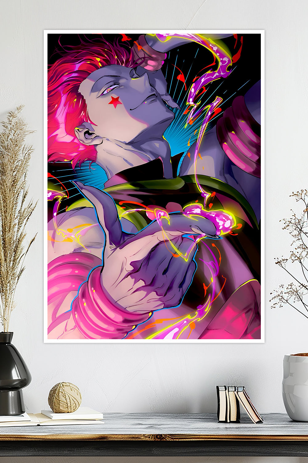 Hisoka | Vibrant Hunter x Hunter Wall | Anime Poster