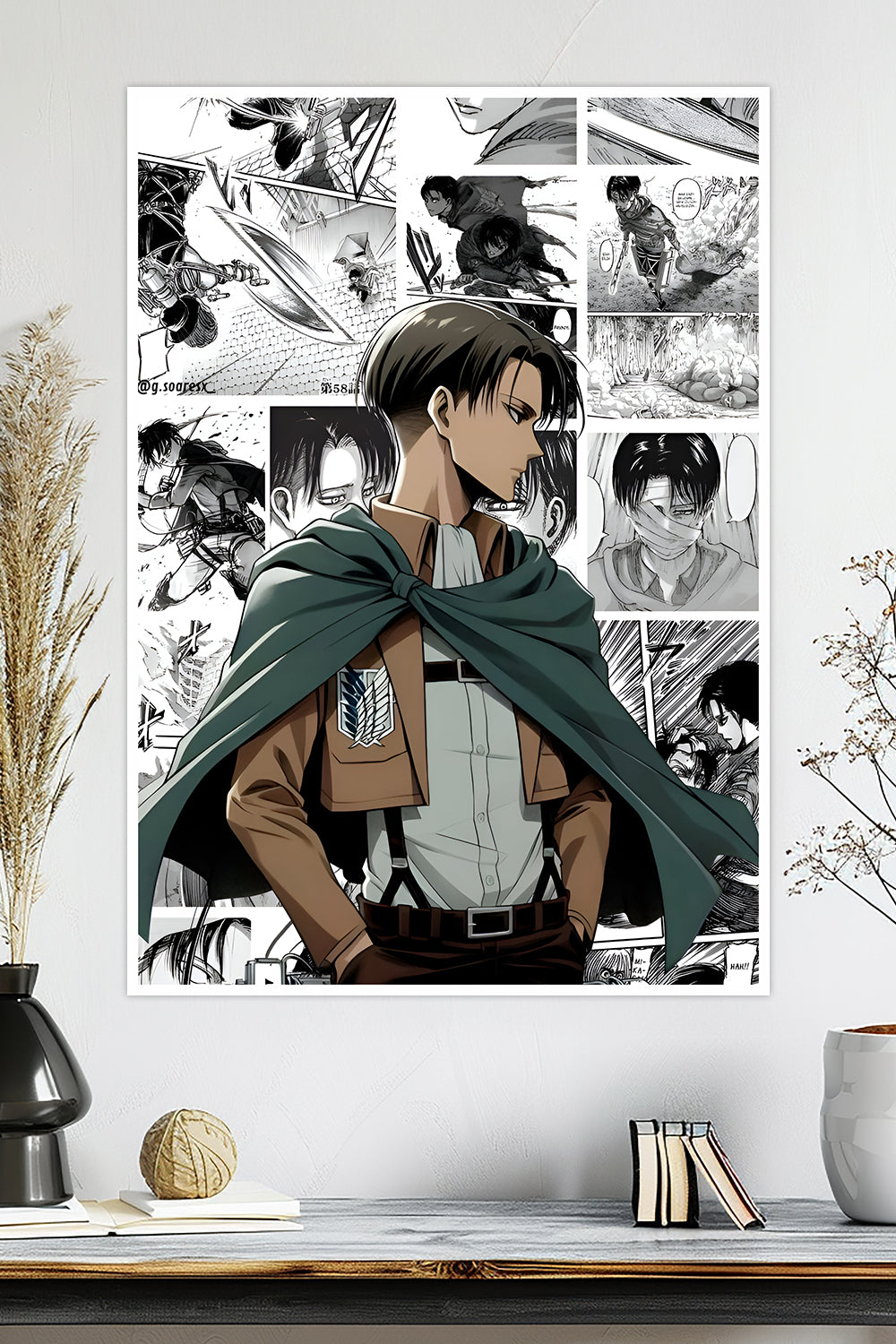 Levi Ackerman | Attack On Titan | Anime Poster