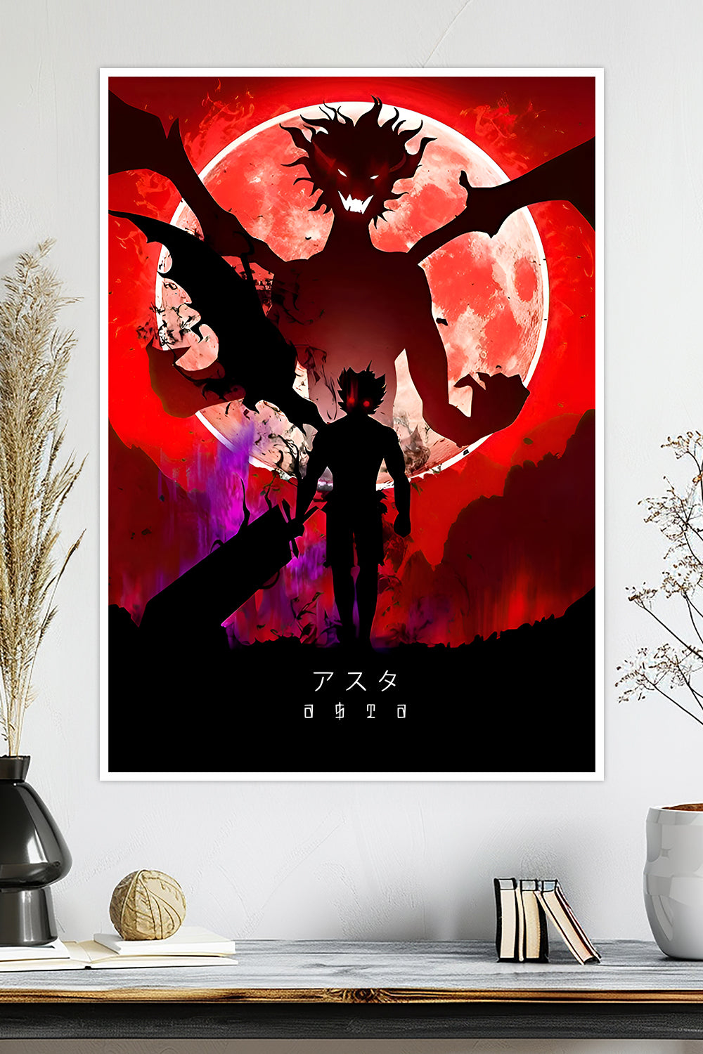 Asta and Devil | Black Clover | Anime Poster