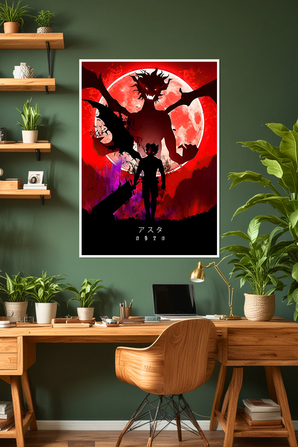 Asta and Devil | Black Clover | Anime Poster
