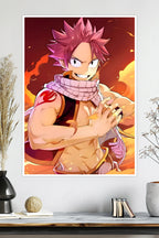 Natsu Dragneel Fire Magic Poster | Fairy Tail | Anime Poster