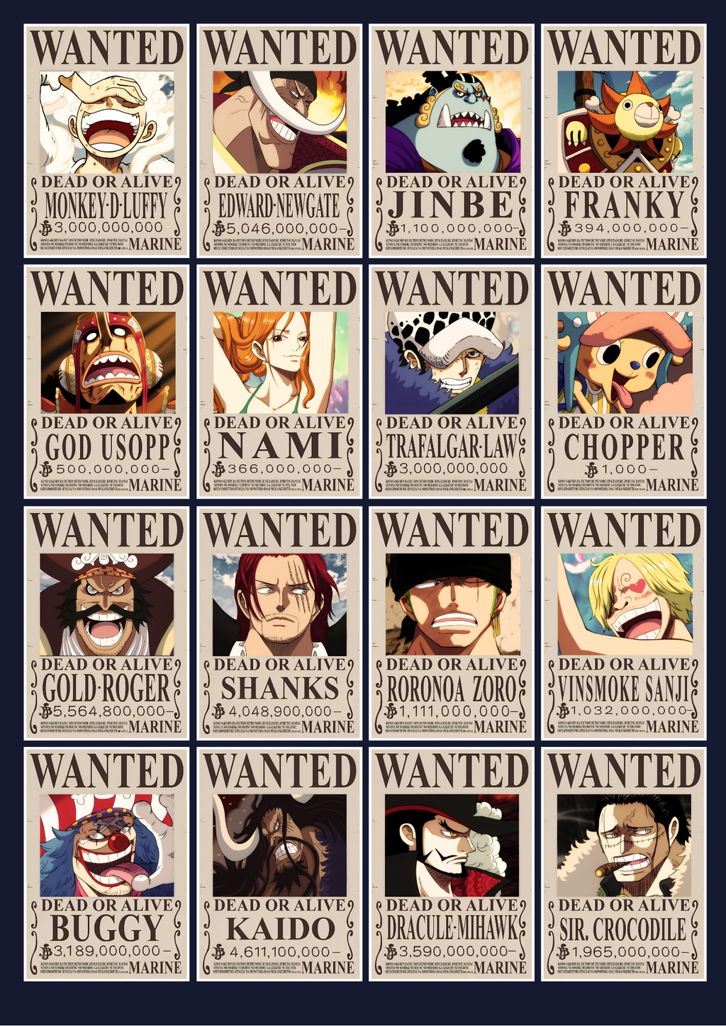 16 Epic Anime Collage Set