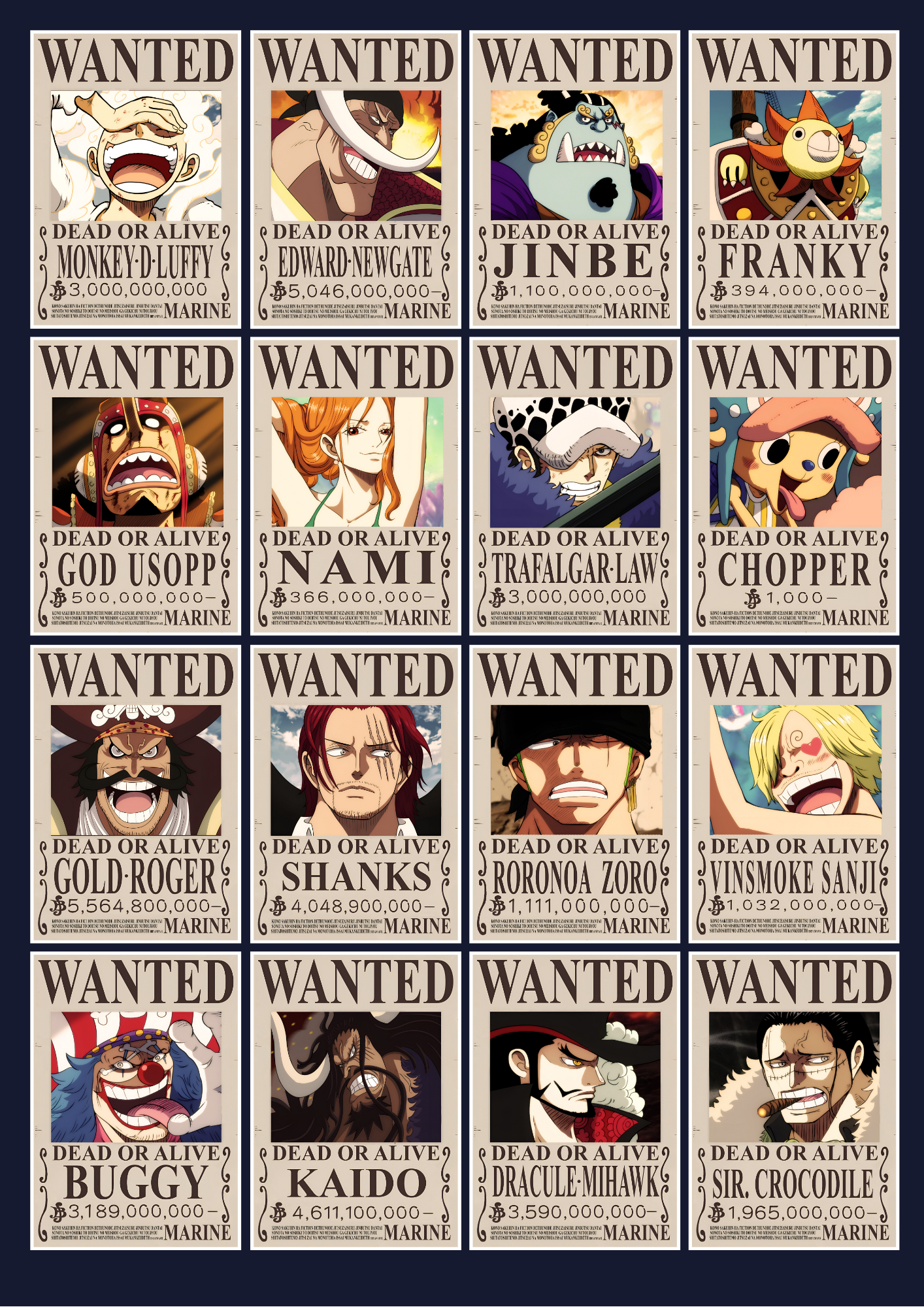 16 Epic Anime Collage Set